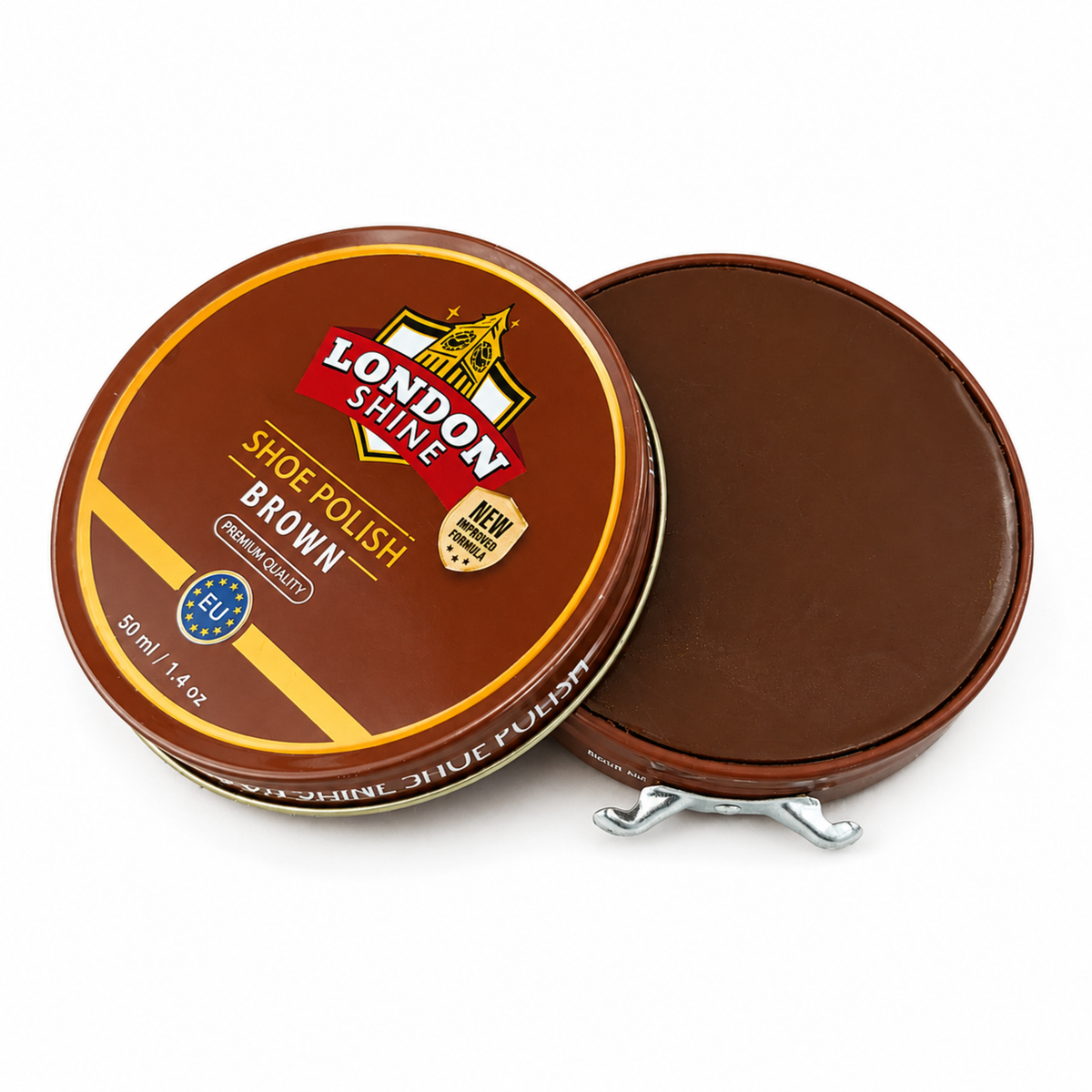 Wax Shoe Polish Brown (50ml)