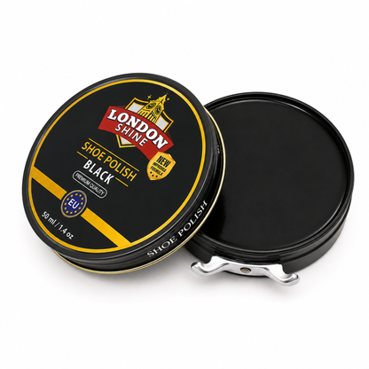 Wax Shoe Polish Black (50ml)