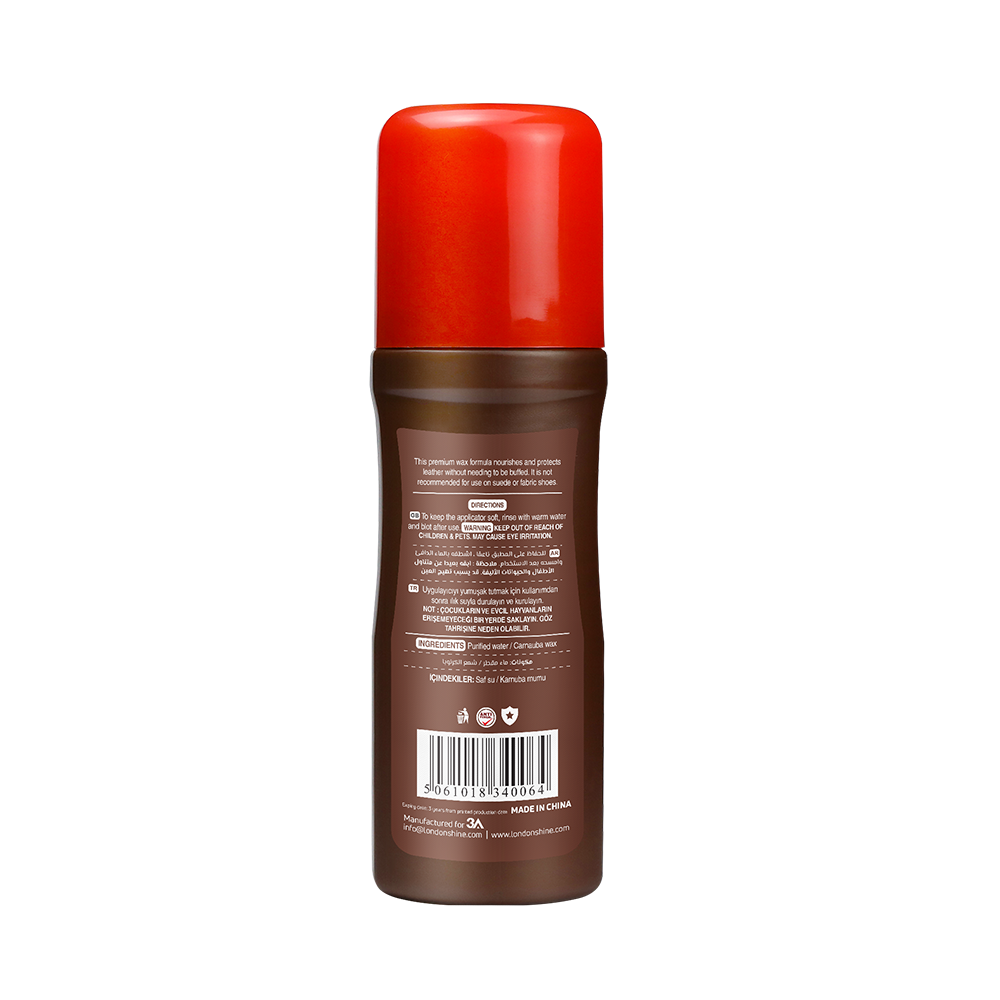 Liquid Shoe Polish Brown (100ml)