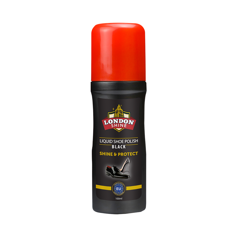 Liquid Shoe Polish Black (100ml)