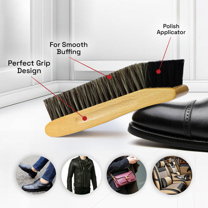 Shoe Brush (Double with Applicator)
